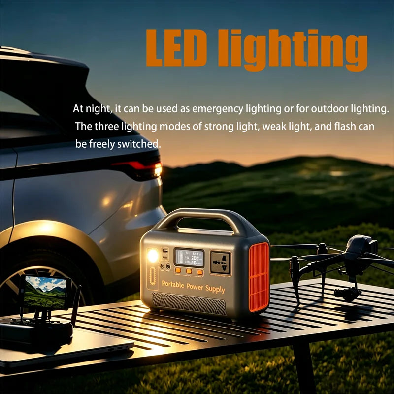 400W Portable Power Station – 192Wh LiFePO4 Battery