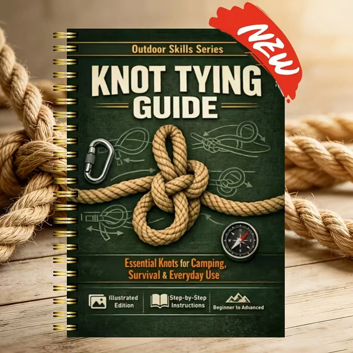 Illustrated Complete Knot Guide for Camping Hiking Daily Survival Home