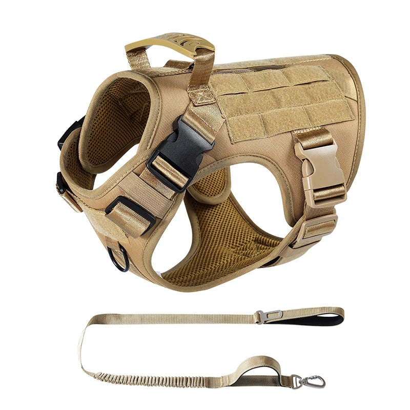 Reflective No-Pull Dog Tactical Harness Vest