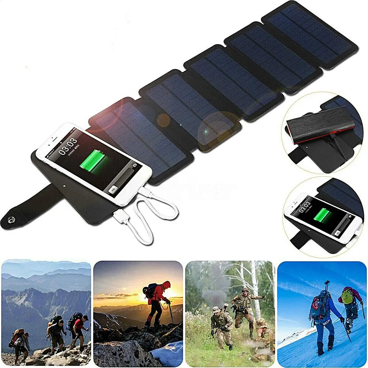 Portable Folding Solar Charger