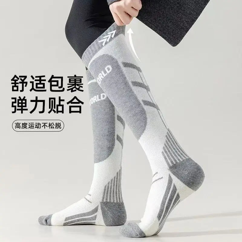 Men's and Women's Tall Socks Professional Ski Socks  Winter