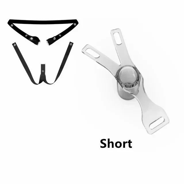Men’s Chastity Belt with Clamps