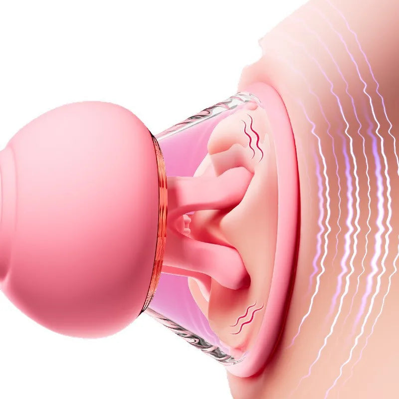 Electric Nipple Suction Stimulator & Breast Massager – Pink