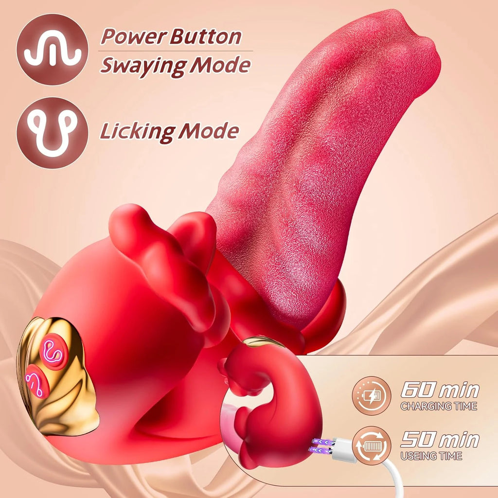 10-Mode Rocking Tongue Vibrator