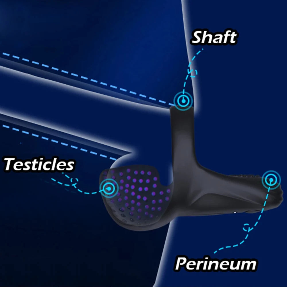 Remote-Control Vibrating Penis Ring