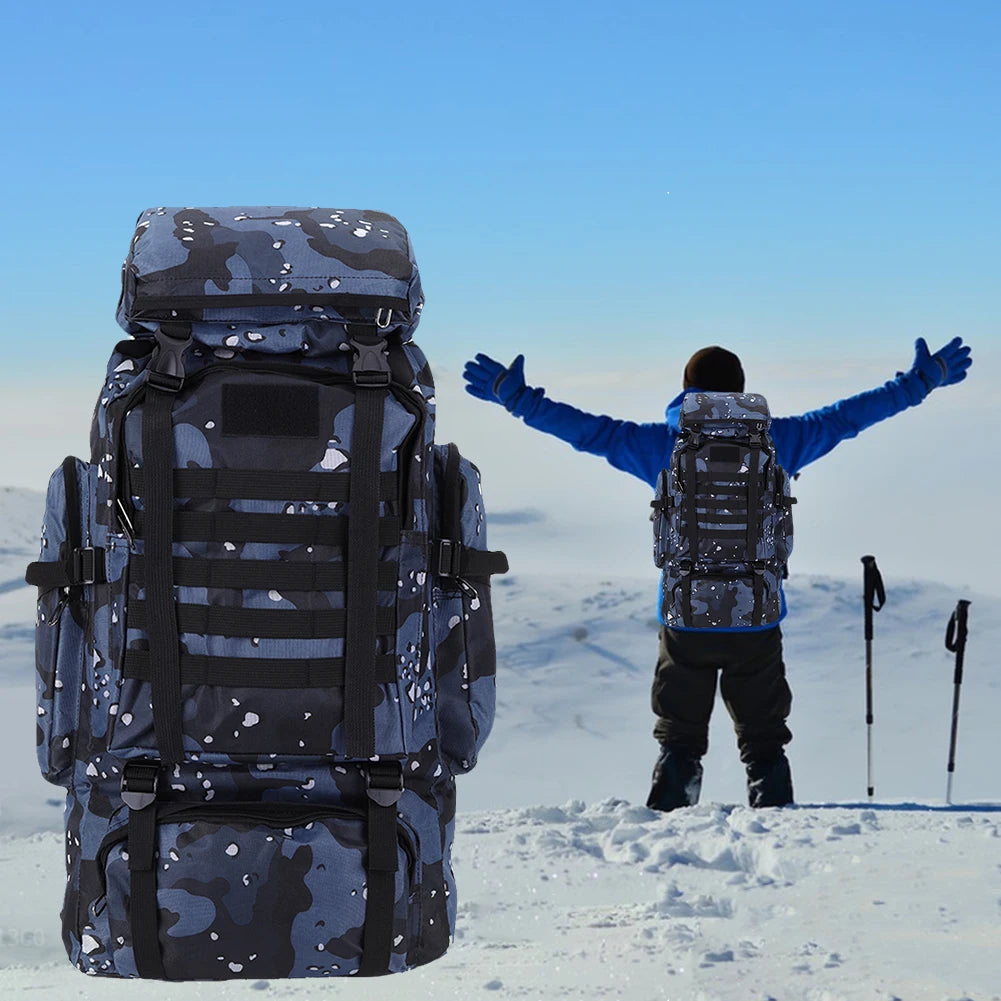 80L Hiking Backpack Mountaineering Bag