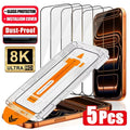 Tempered Glass Screen Protector  HD Anti-Scratch with Installation Tool
