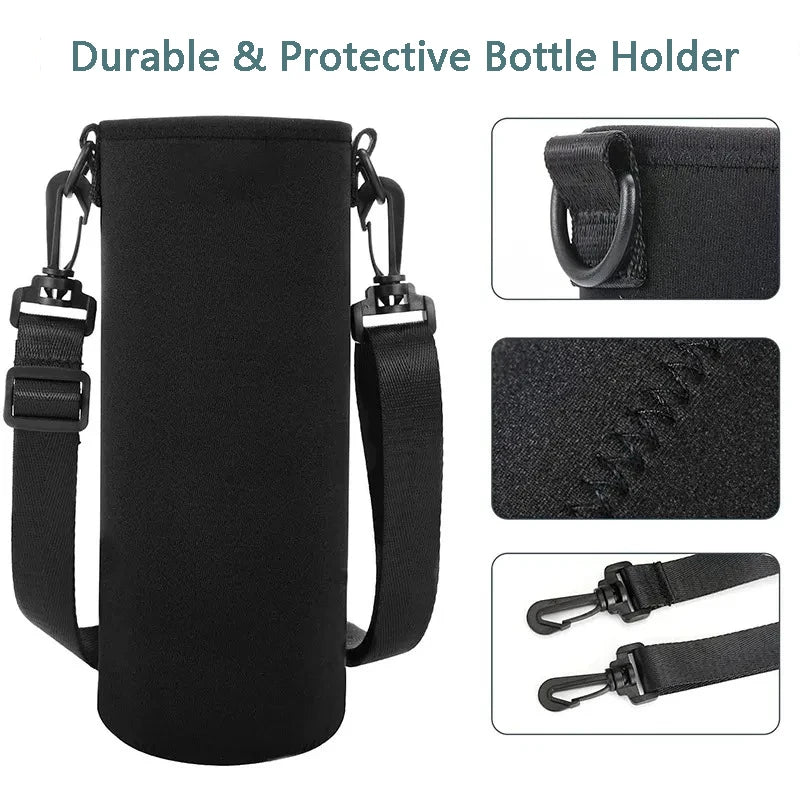 Insulated Water Bottle Holder with Strap