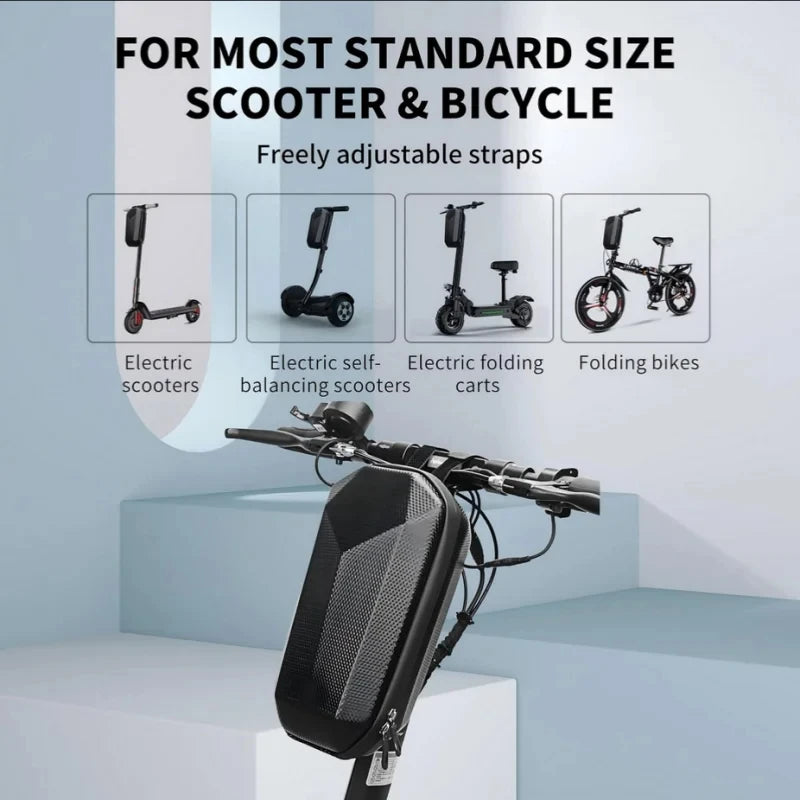 Hard Shell Bicycle Handlebar Bag Rainproof Storage