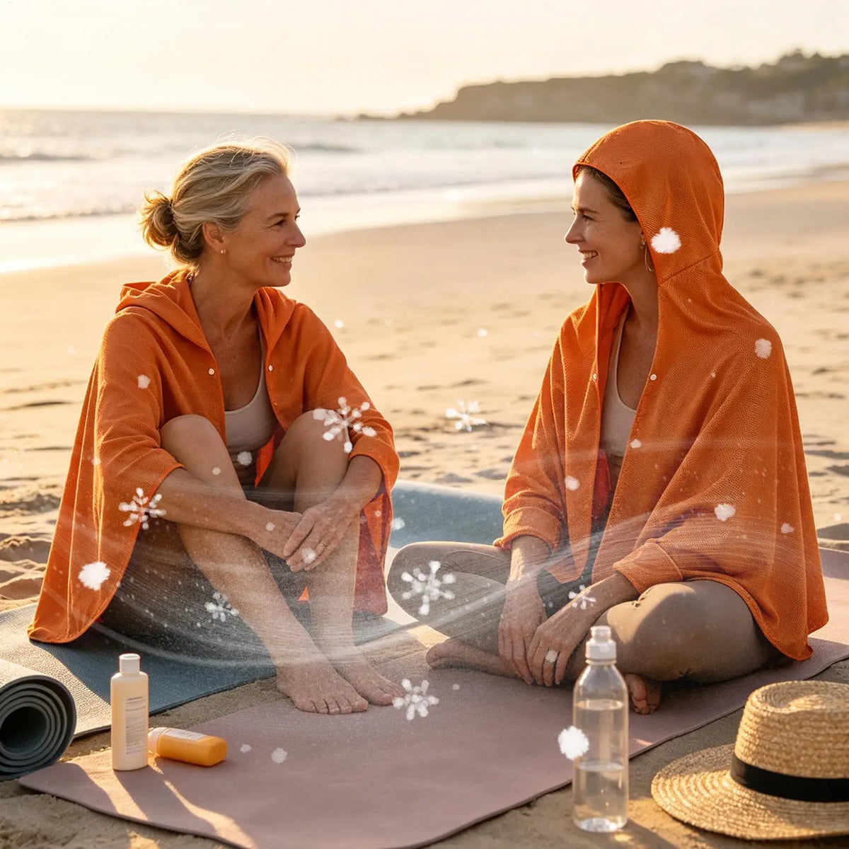 Evaporative Cooling Hoodie Towel