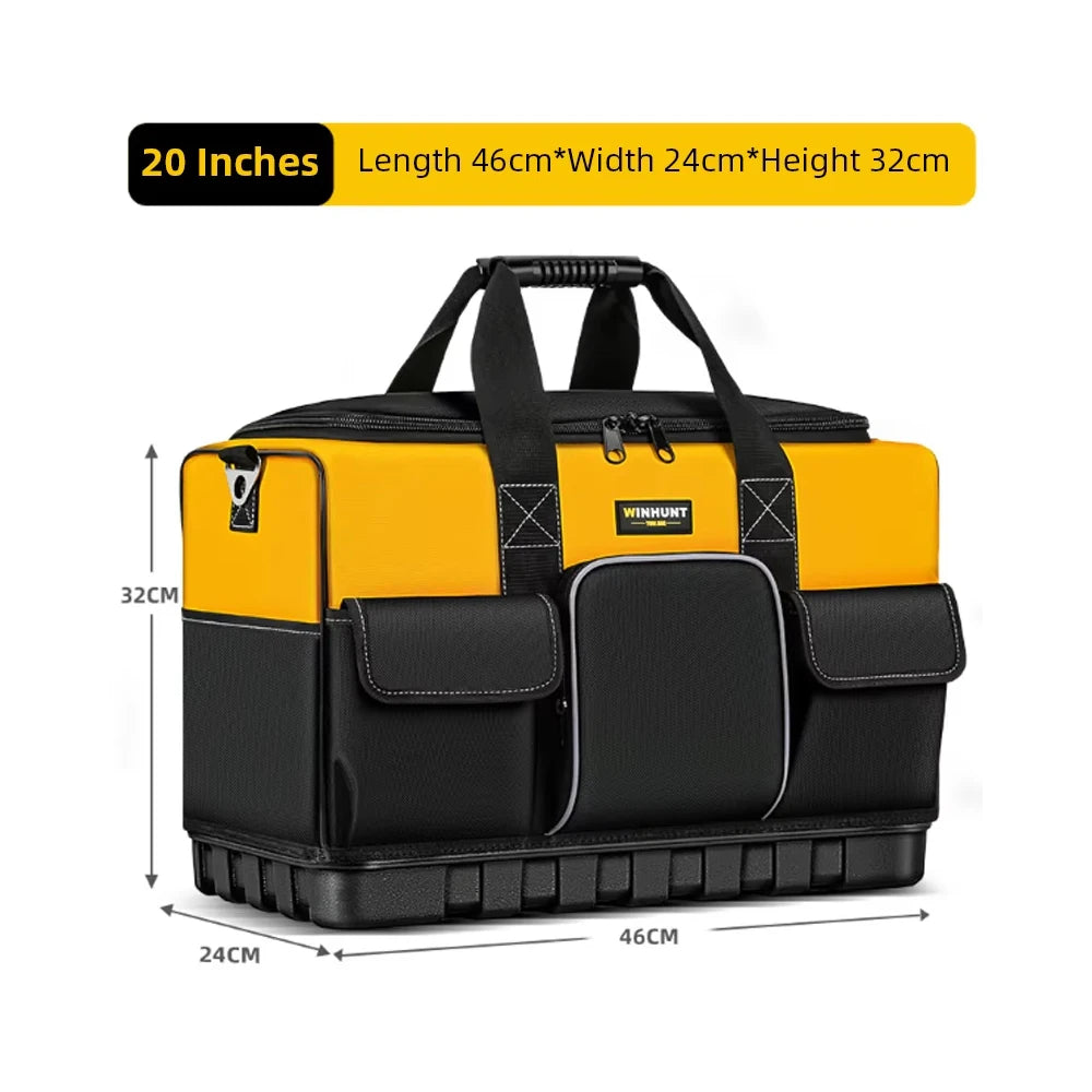 Multi-Pocket Tool Bag – Waterproof Storage Tote with Shoulder Strap