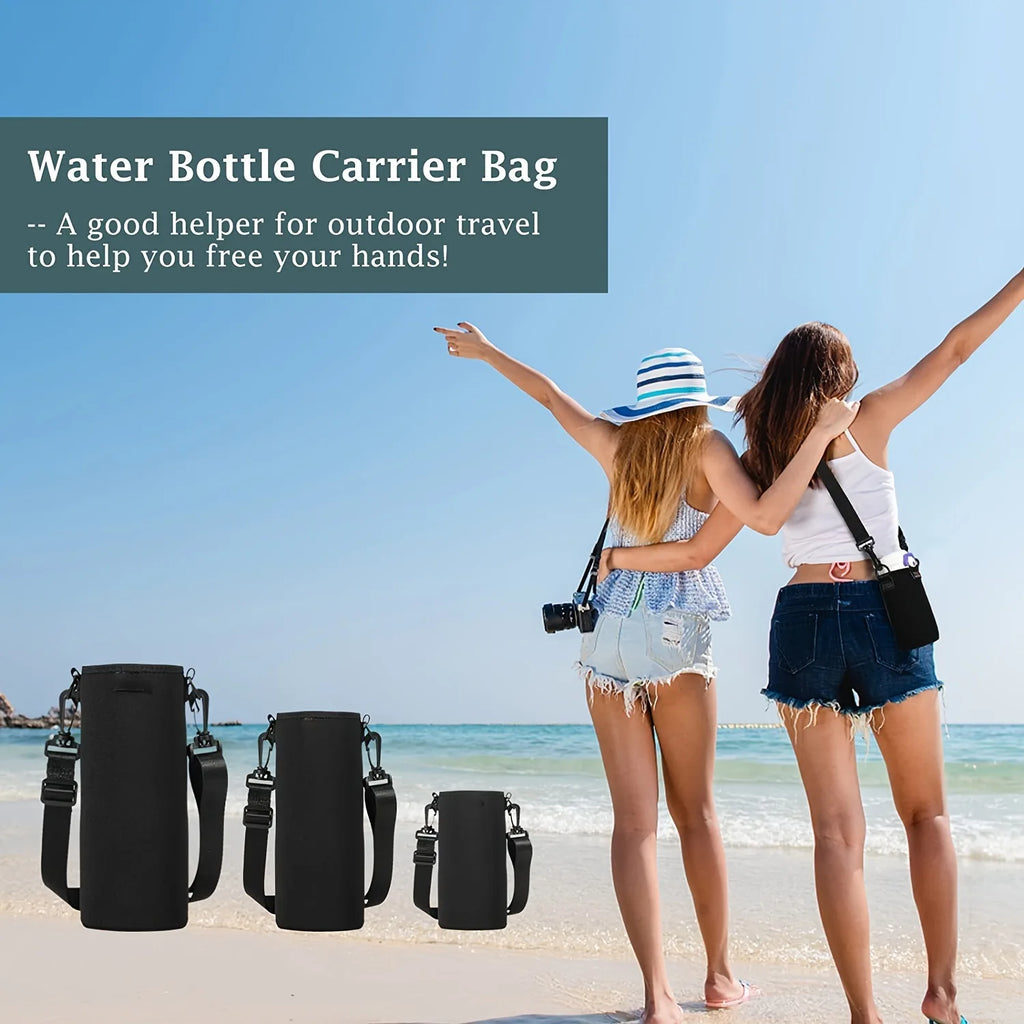 Insulated Water Bottle Holder with Strap