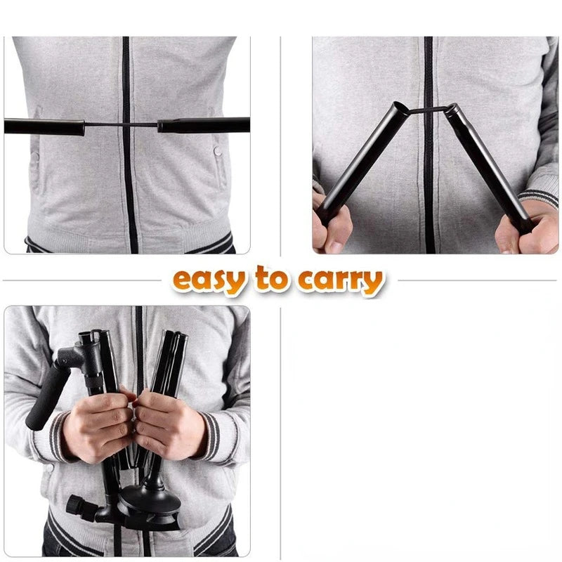 Folding Adjustable Walking Stick with Flashlight