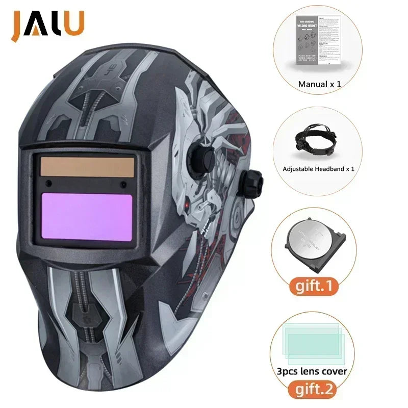 JALU Solar Auto-Darkening Welding Helmet