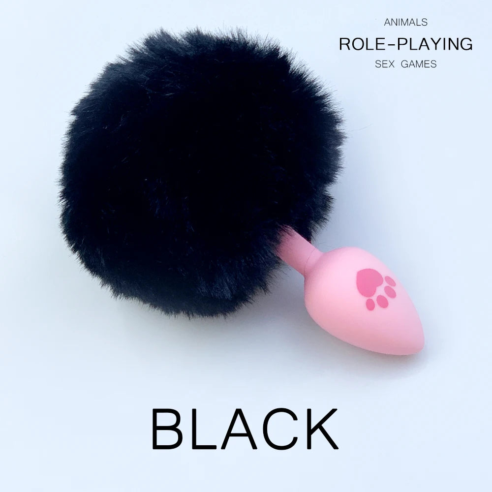 Rabbit Tail Anal Plug