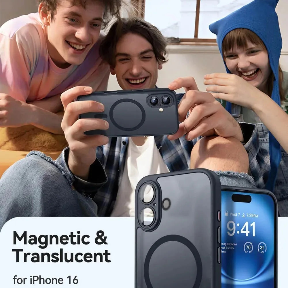 Magnetic Luxury Armor Shockproof Case