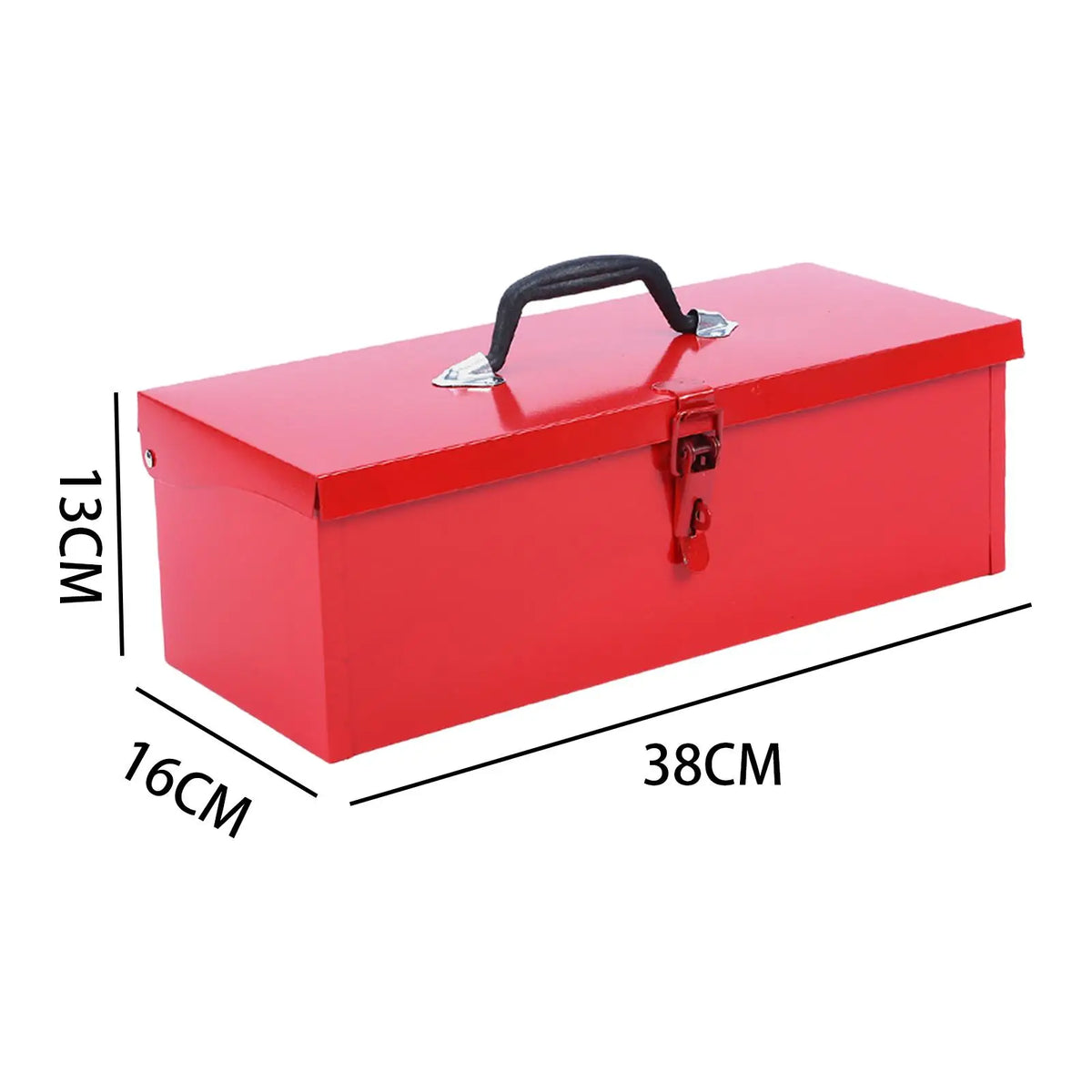 Portable Iron Tool Box – Lockable Storage Case