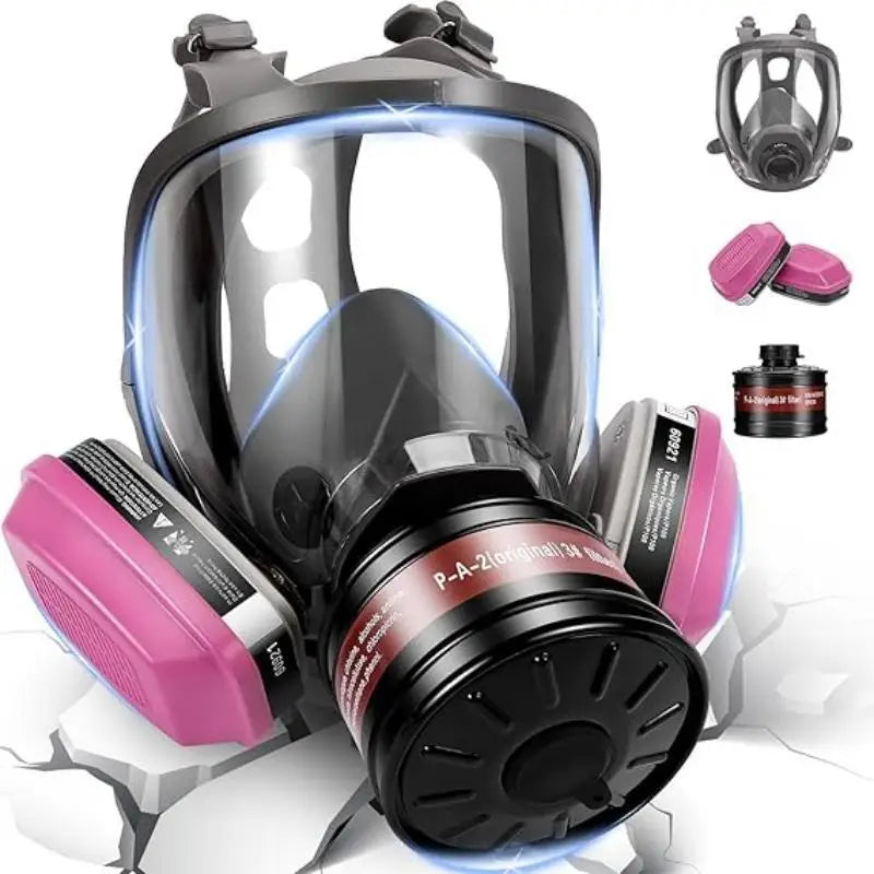 Full-Face Respirator with 40mm Filter