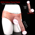 Realistic Silicone Hollow Dildo Pants