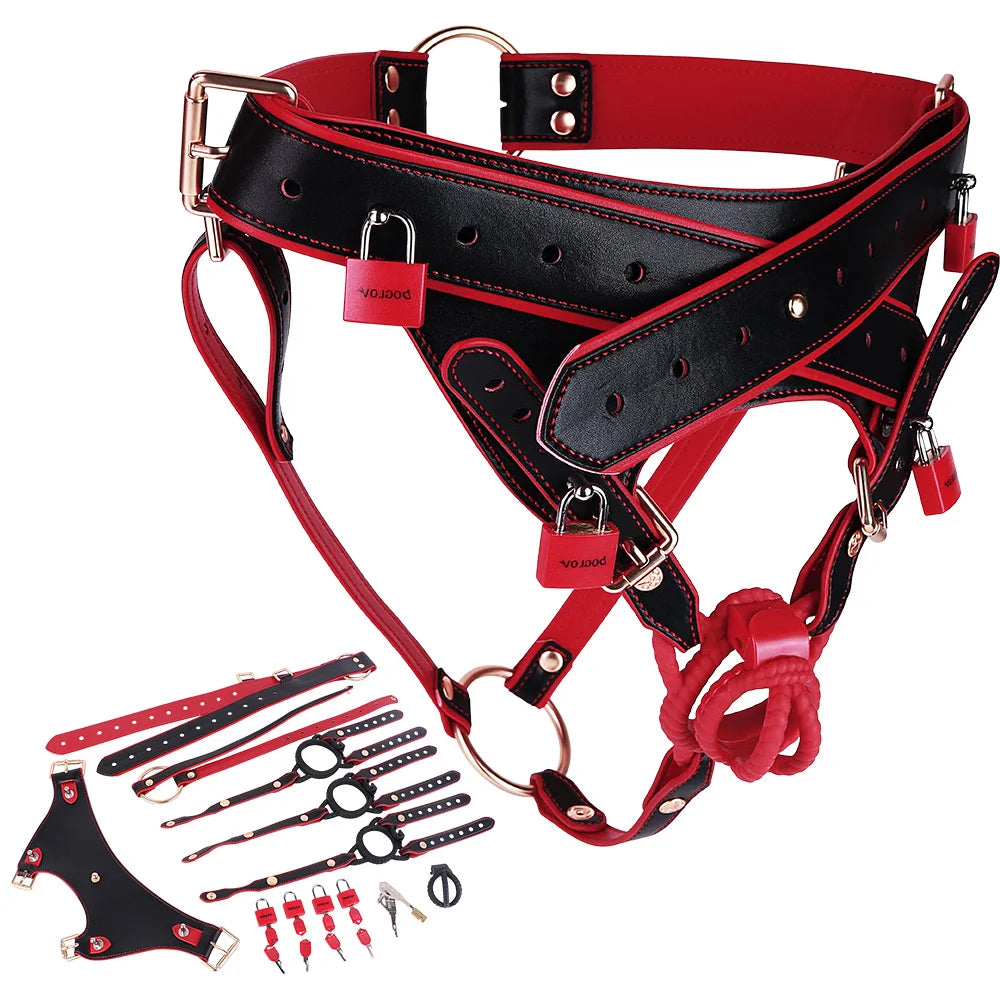 Men’s Chastity Restraint Belt