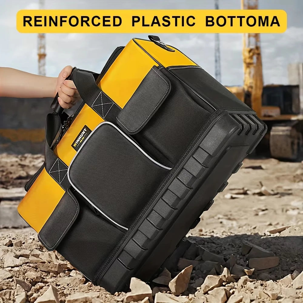 Multi-Pocket Tool Bag – Waterproof Storage Tote with Shoulder Strap