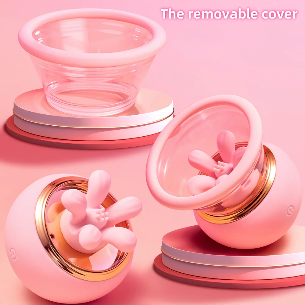 Electric Nipple Suction Stimulator & Breast Massager – Pink