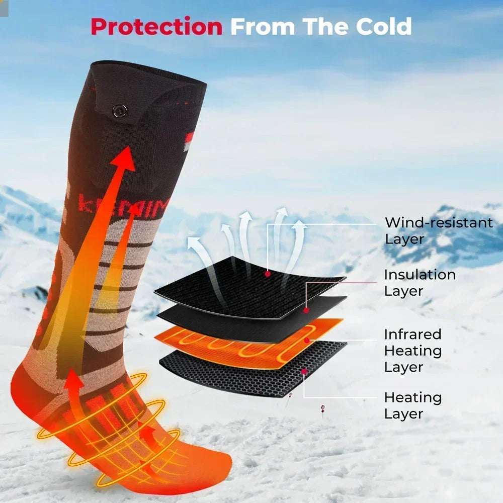 KEMIMOTO Heated Socks with App Control