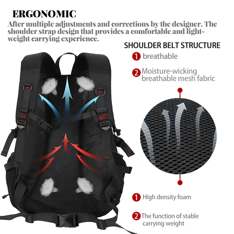 MOZHI Lightweight Hiking & Travel Backpack