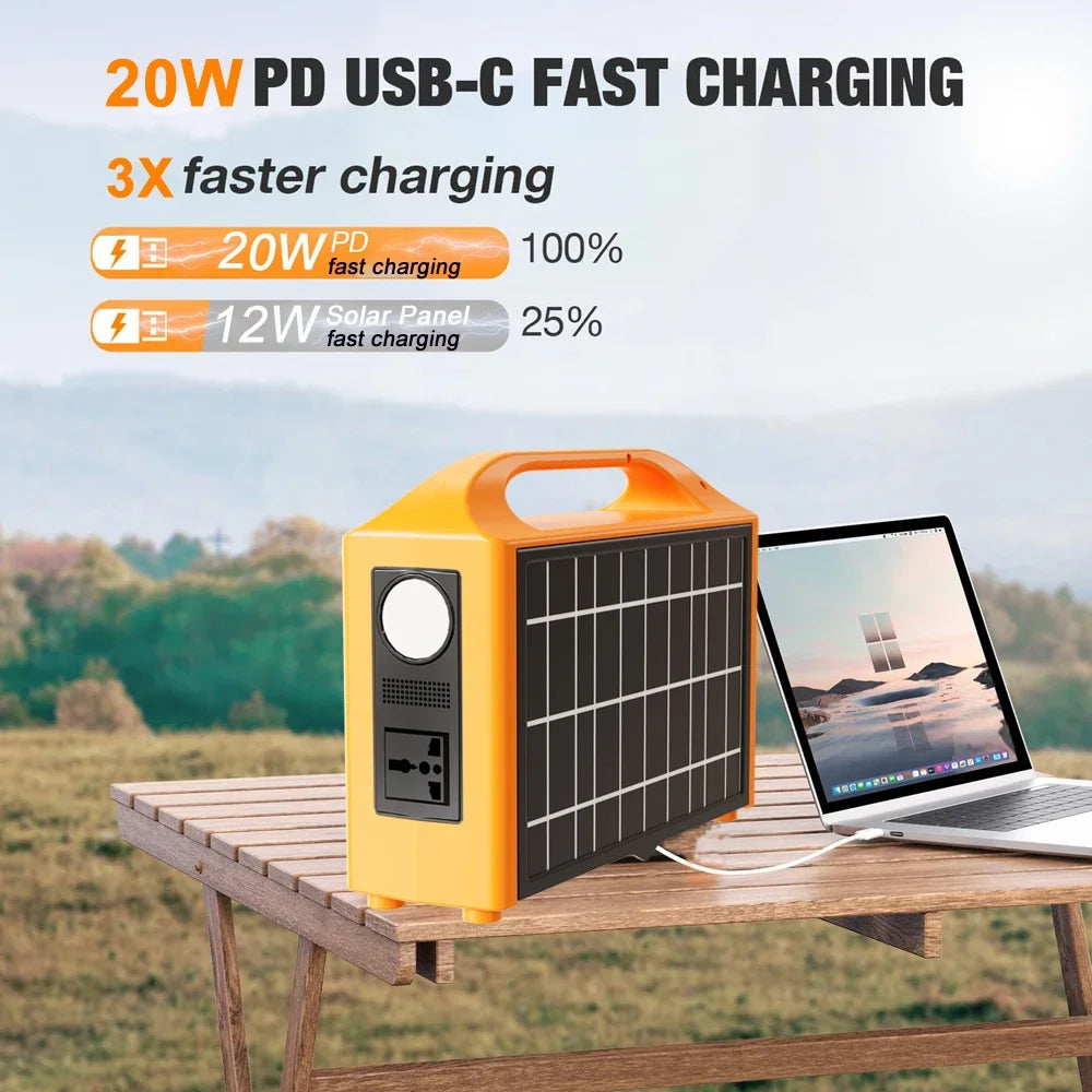 100W Portable Power Station – 76.8Wh