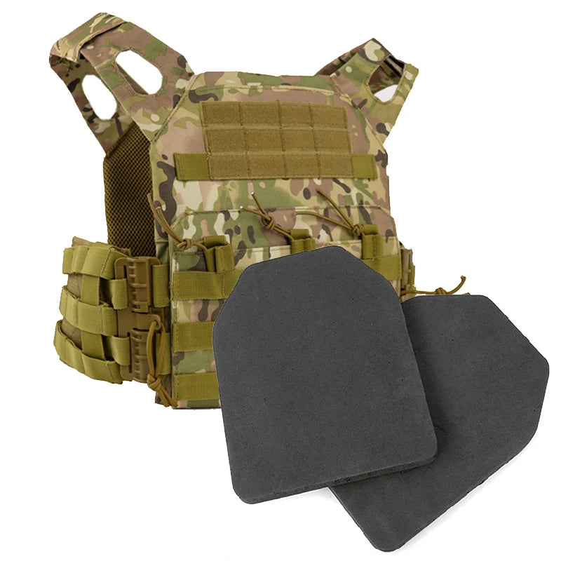 Tactical EVA Protective Plate Pads – 2 Pieces