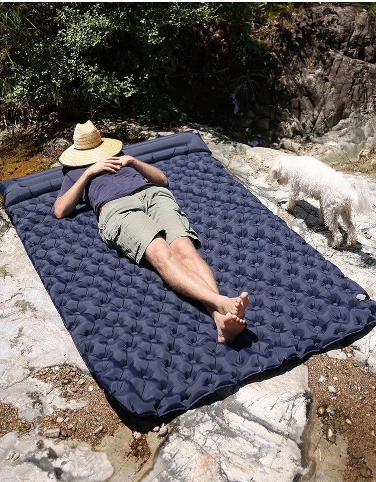 Outdoor Camping Double Inflatable Mattress Extra