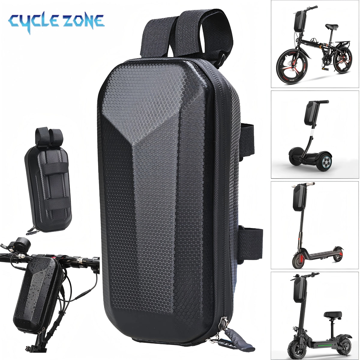 Hard Shell Bicycle Handlebar Bag Rainproof Storage