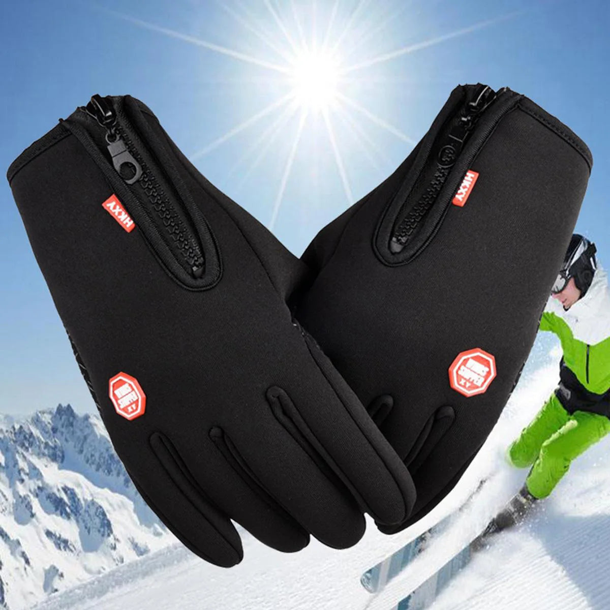 Winter Windproof Cycling Gloves – Non-Slip Outdoor Gloves