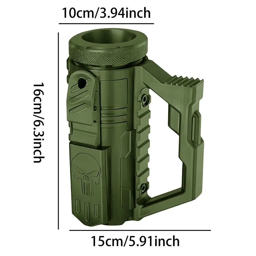 Insulated Beer Can & Bottle Cooler Non-Slip Handle Drink Holder for Camping Picnics Parties, Reusable Portable Sleeve
