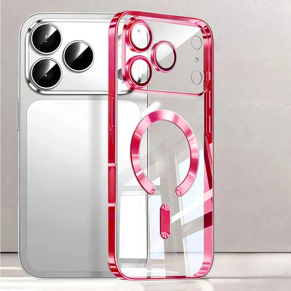 Luxury for MagSafe Magnetic Plating Phone Case