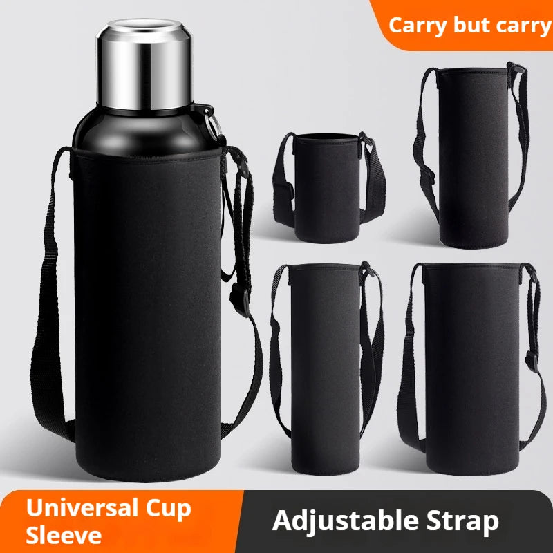 Insulated Water Bottle Holder with Strap