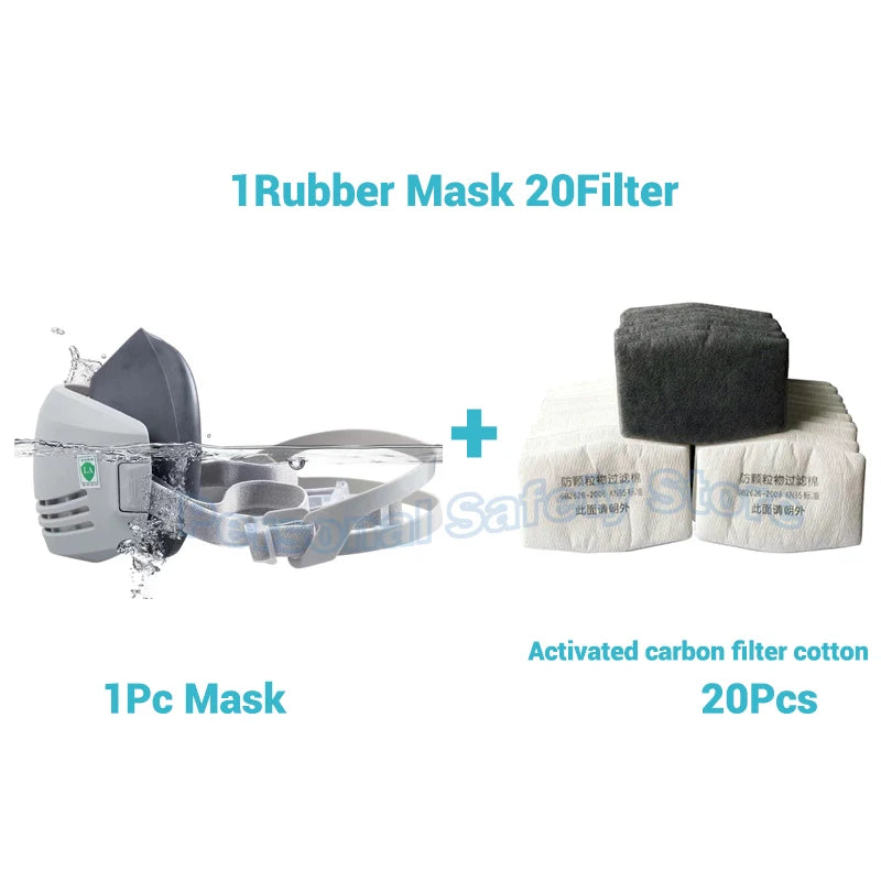 Reusable Half-Face Respirator Mask