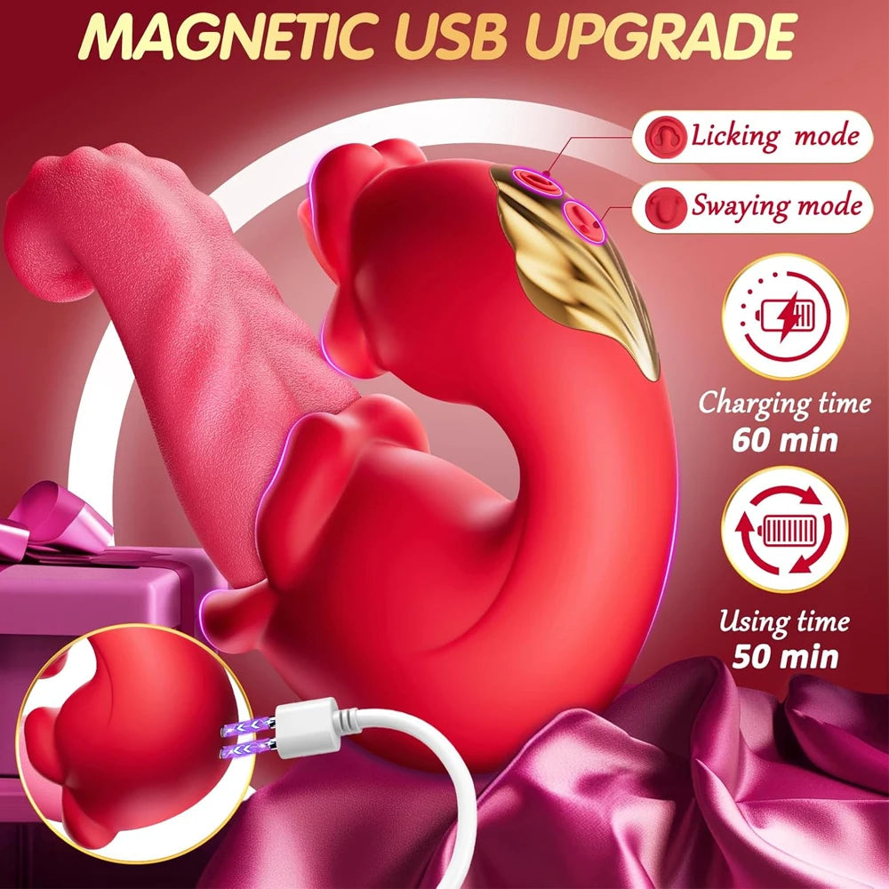 10-Mode Rocking Tongue Vibrator