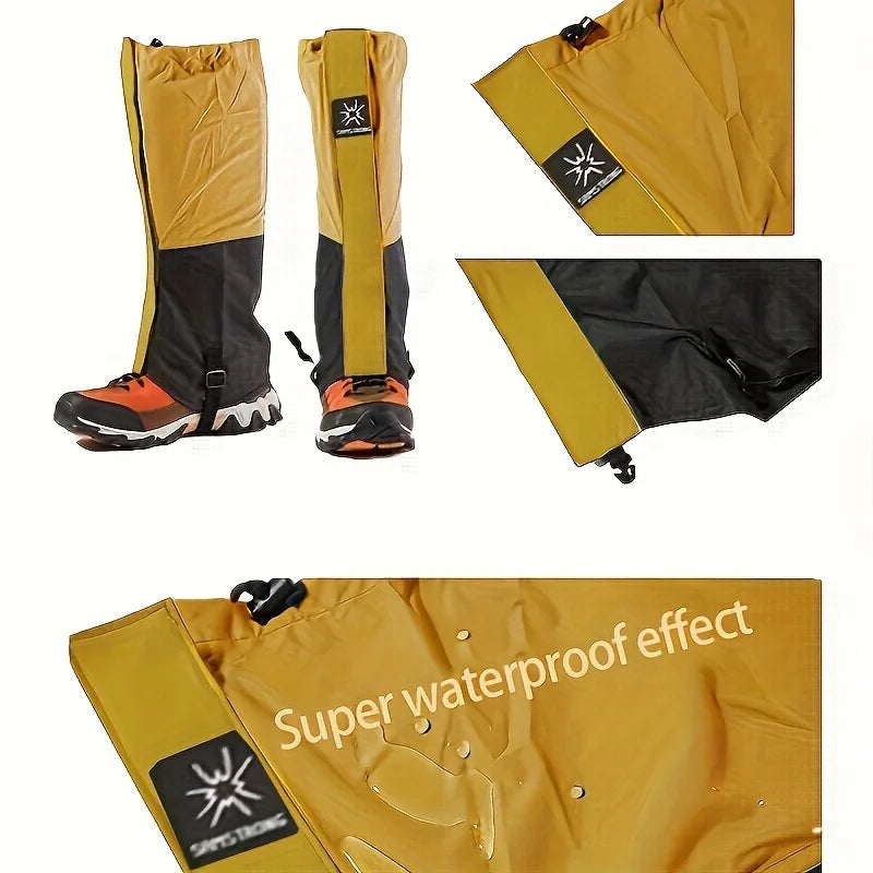 Waterproof Leg Gaiters – Snow & Hiking Protection, Pairs