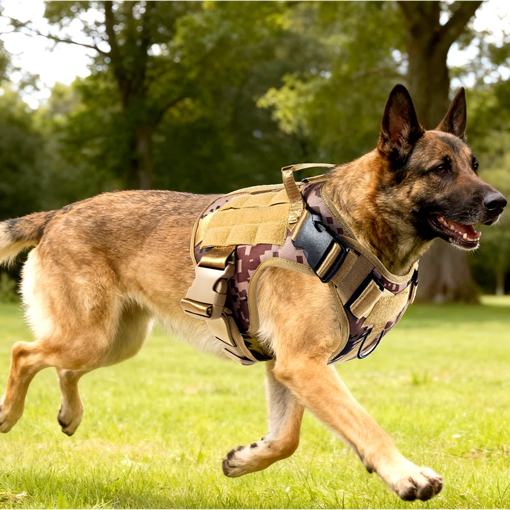 Reflective No-Pull Dog Tactical Harness Vest