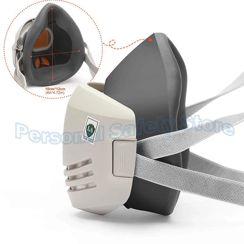 Reusable Half-Face Respirator Mask