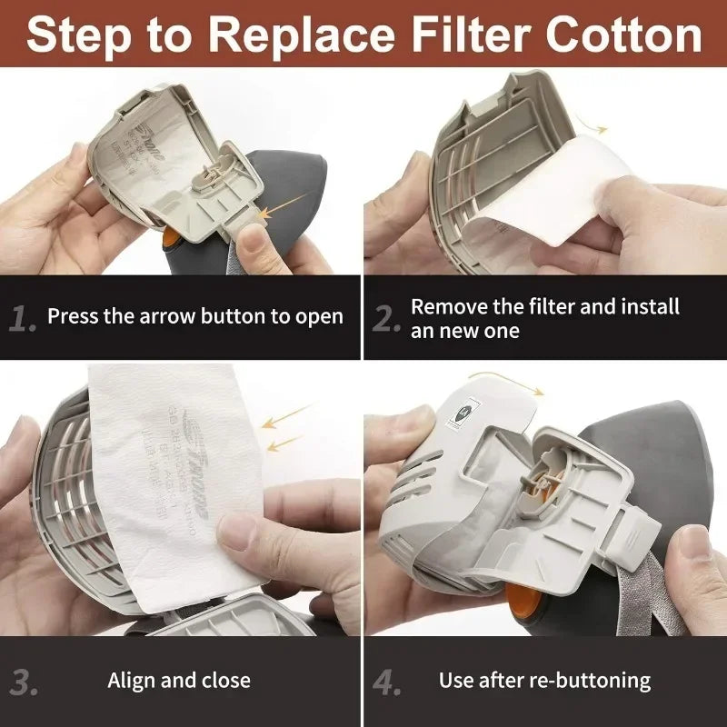 Reusable Industrial Dust Respirator
