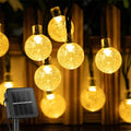 Solar String Lights Outdoor 200 Led Crystal Globe