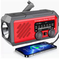 Solar & Hand Crank Emergency Radio with SOS Alarm
