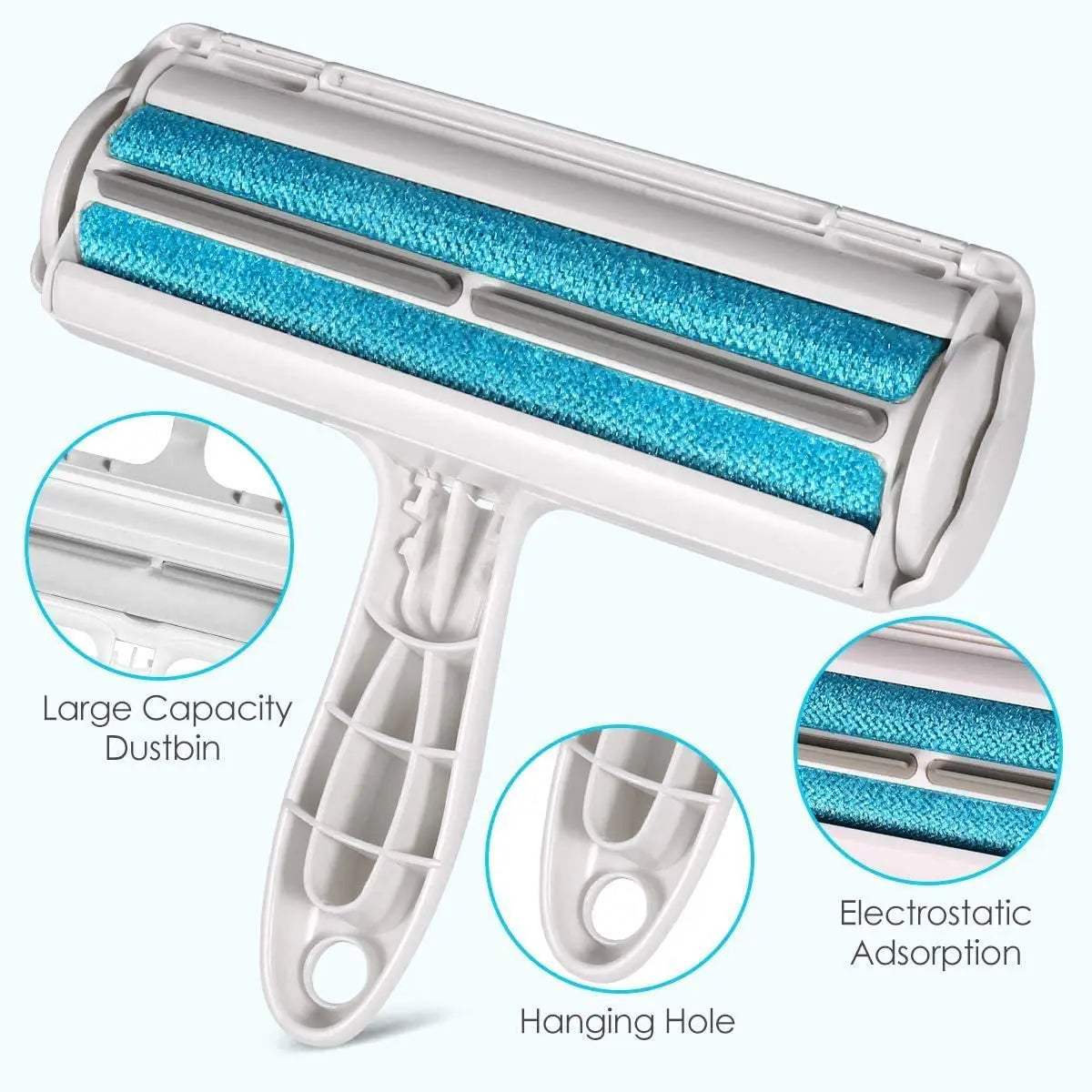 Reusable Pet Hair Remover Roller – Lint & Fur Cleaner
