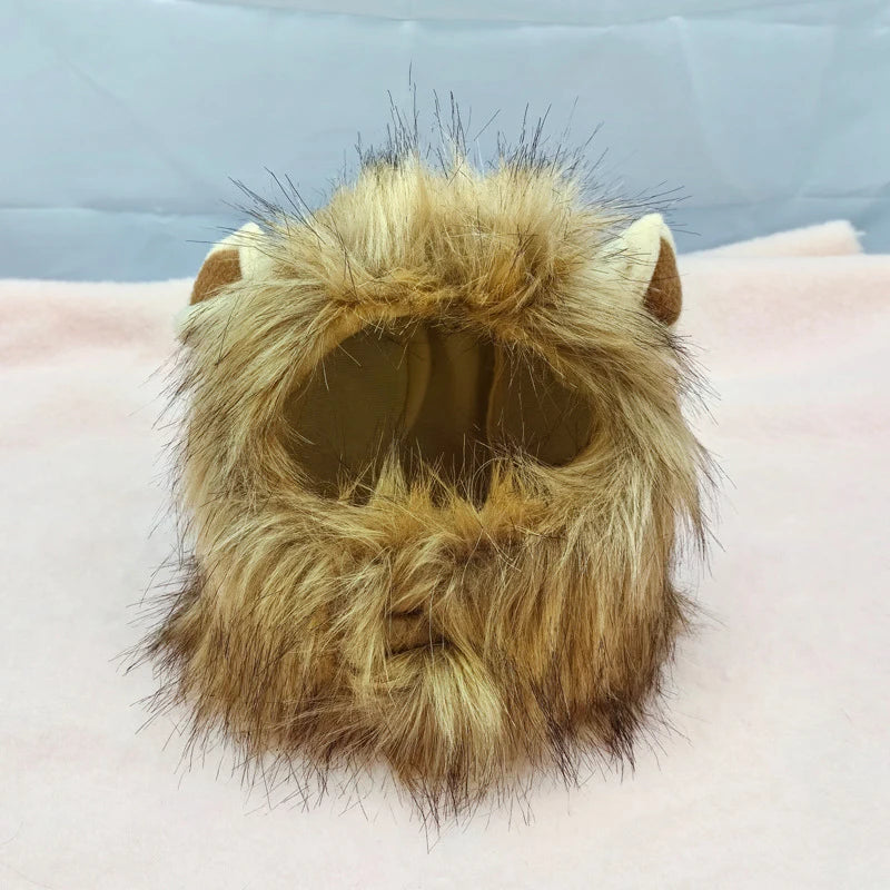 Lion Mane Pet Costume Headpiece