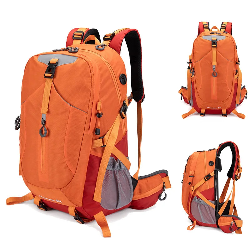 MOZHI External Frame Hiking Backpack with Rain Cover