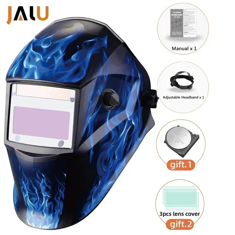 JALU Solar Auto-Darkening Welding Helmet