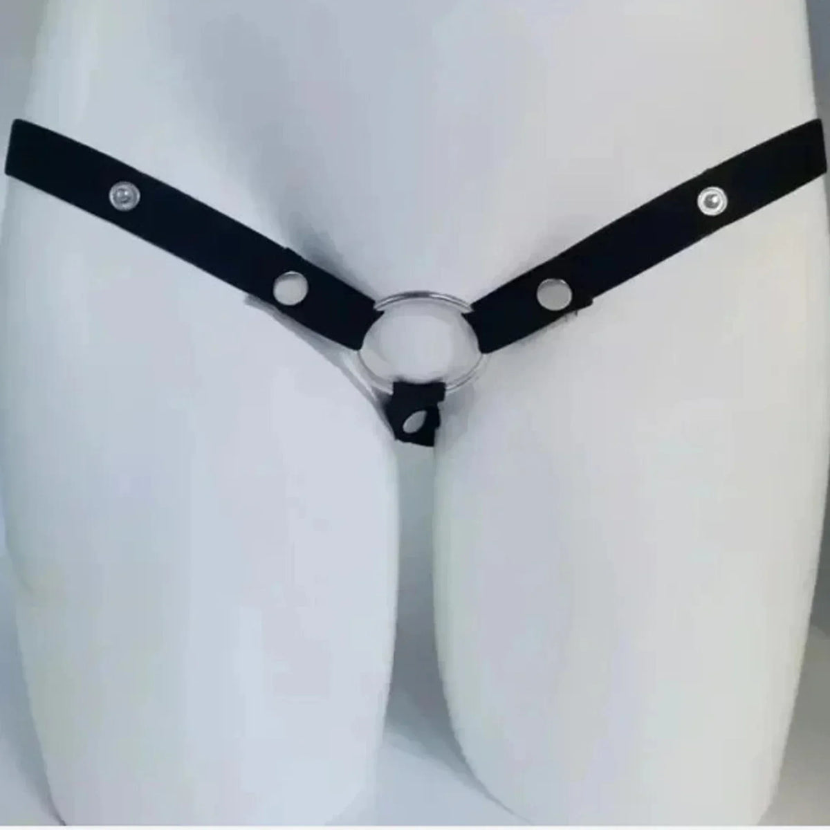 Men’s Chastity Belt with Clamps