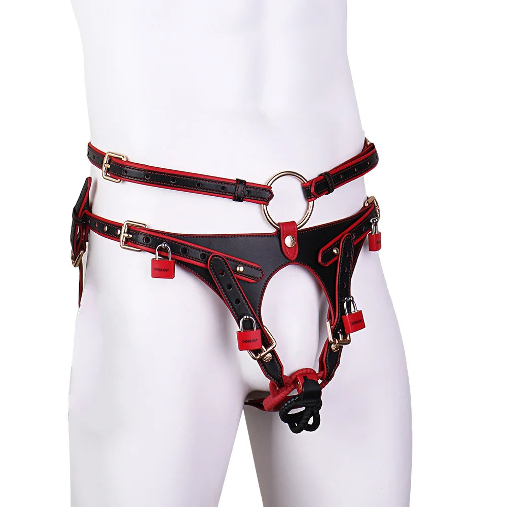 Men’s Chastity Restraint Belt